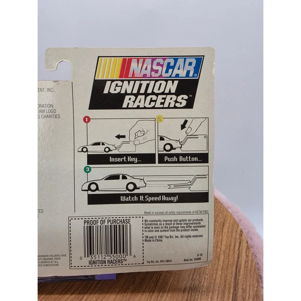 NASCAR Ignition Racers Dale Jarrett 88 Ford Quality Care Toy Biz 1997 New 1997